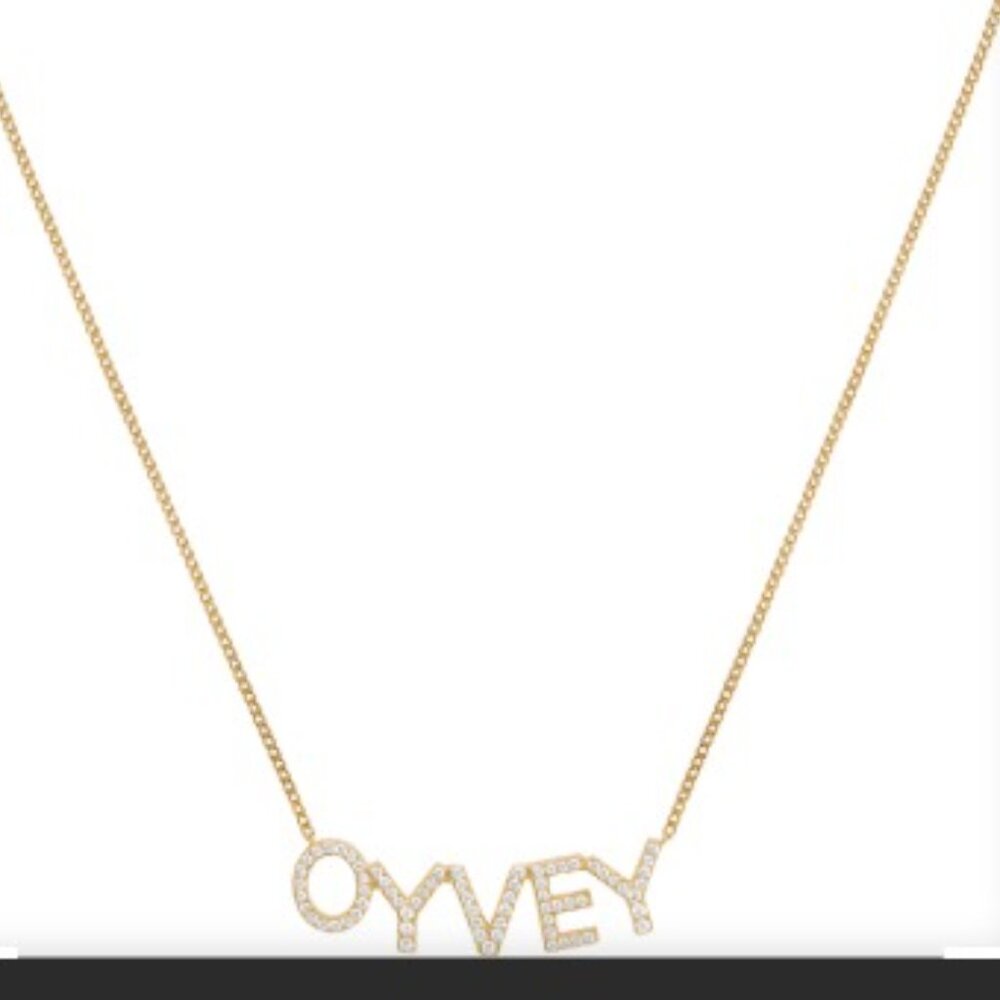 Janis Savitt OY VEY Necklace (unisex) GOLD PLATED